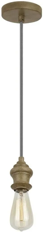 Feiss P1368DFW Corddello Pendant Lighting, 4" Height, Driftwood