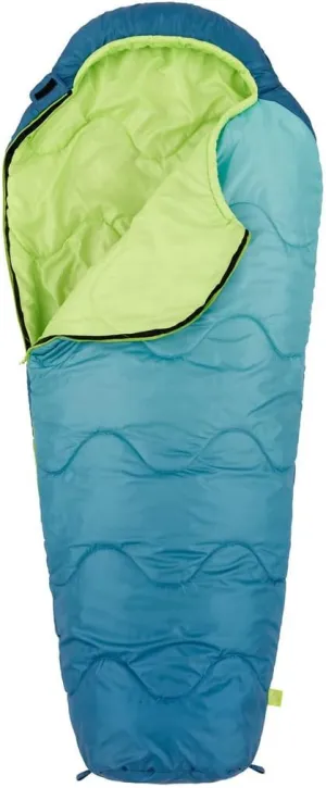 Firefly Outdoor Gear Youth Mummy Sleeping Bag Machine Wash Blue Green 70" x 30"