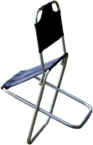 Fishing Folding Stool Outdoor Portable Folding Stool Backrest Easy to Fold and Carry for Camping
