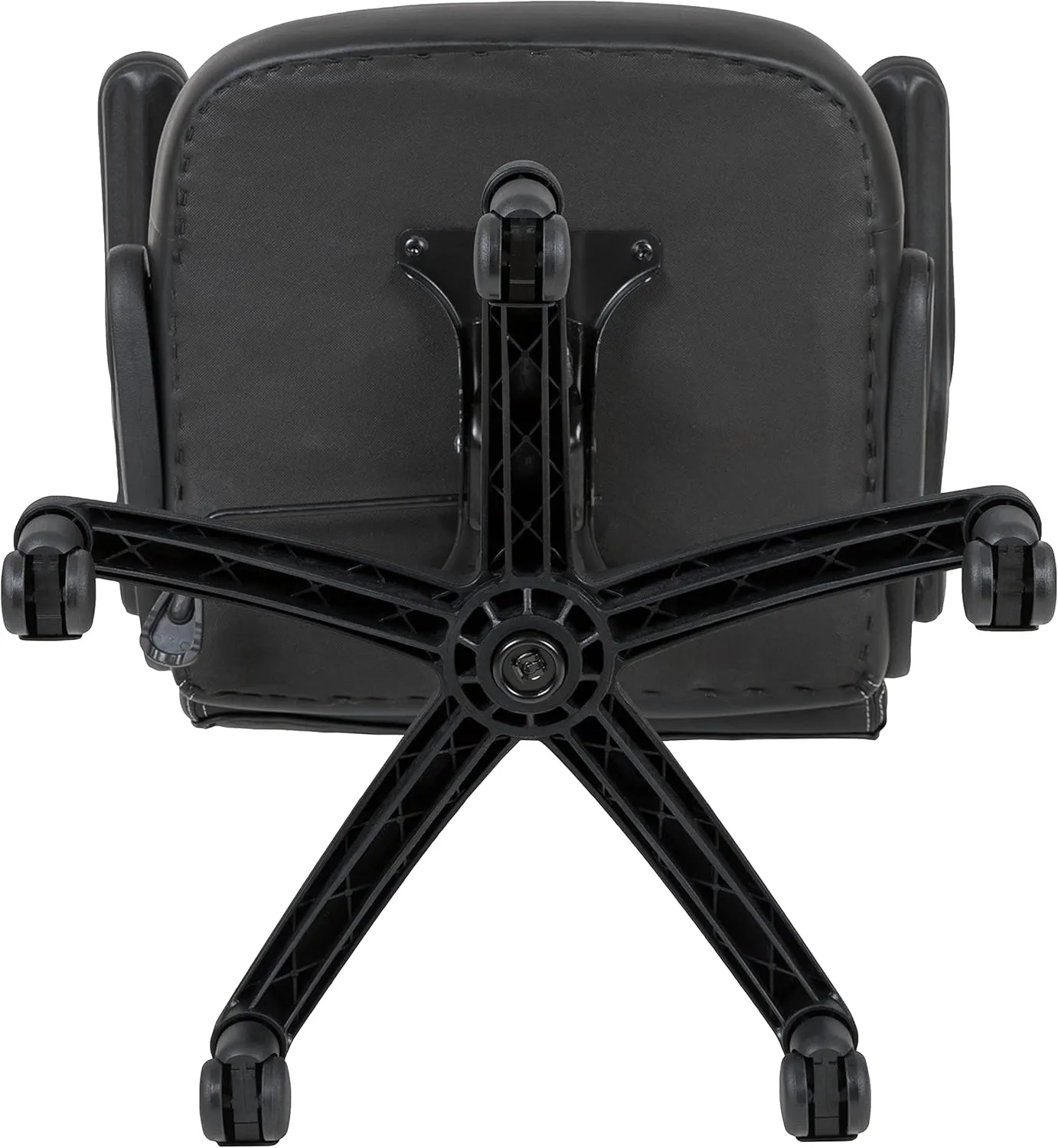Flash Furniture X10 High-Back LeatherSoft Racing Style Gaming Chair with Flip-Up Arms, Ergonomic Padded Swivel Computer Chair, Black