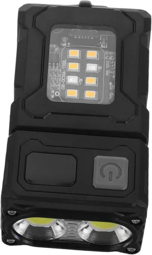 Flashlight Rechargeable Portable Clip on Hat Light for Outdoor Camping and Emergency Lighting