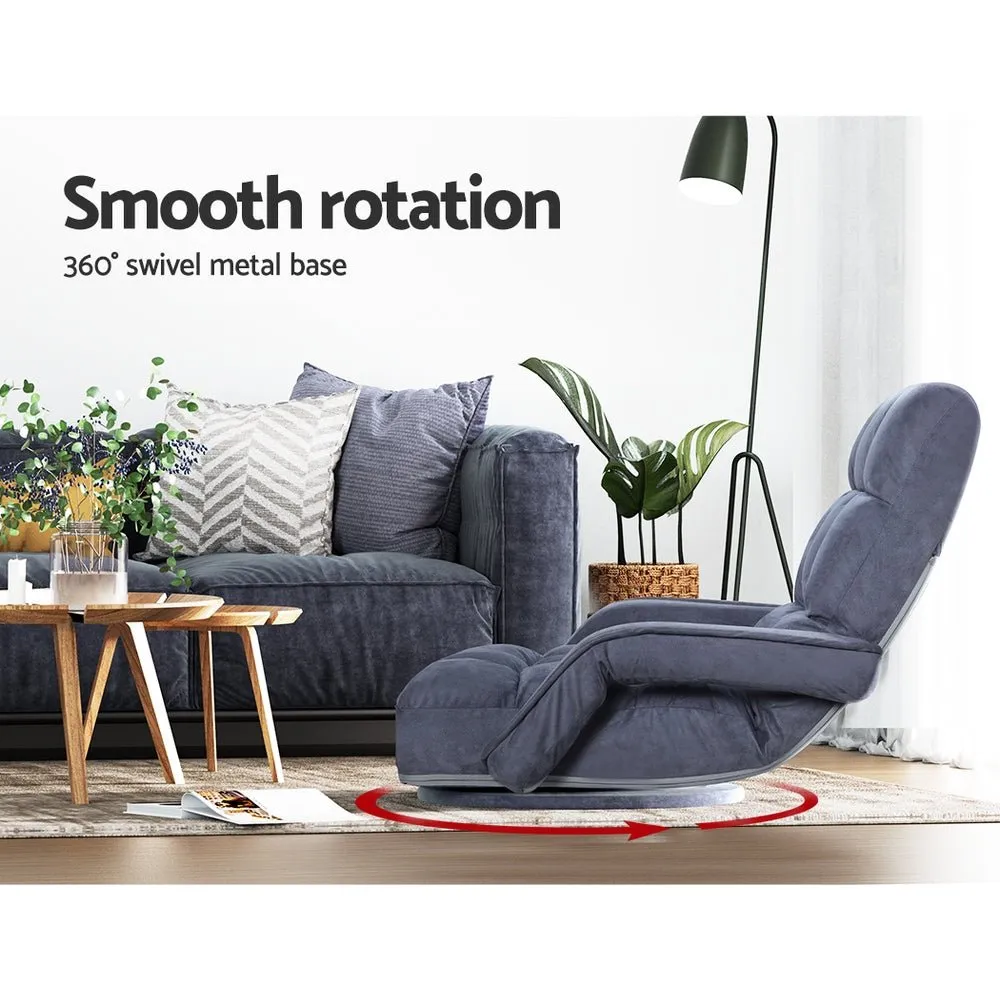 Floor Lounge Recliner Charcoal