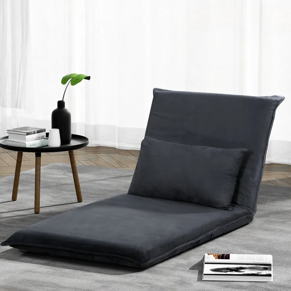 Floor Sofa Bed Gaming Lounge Recliner Chair Folding Foam Camping Bed