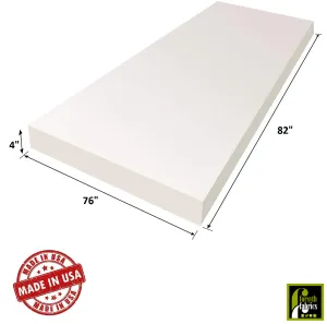 Foam HD Reg 4''X 82''X 76''
