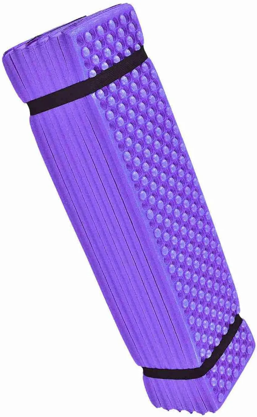 Foam Mat, Sleeping Pad Folding Foam Mat Foam Camping Mat Outdoor Foam Camping Mat Folding Beach Tent Sleeping Pad Waterproof Mattress (Purple)