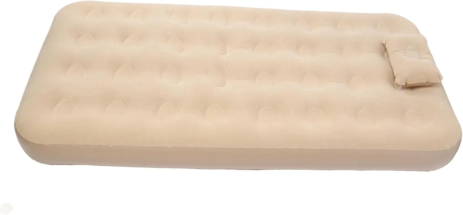 Fockety Inflatable Mattress, 74.8in Blow Up Mattress Camping Air Mattress Inflatable Sleeping Pad Inflatable Sleeping Mat Inflatable Sleeping Mat Airbed for Home Camping Travel