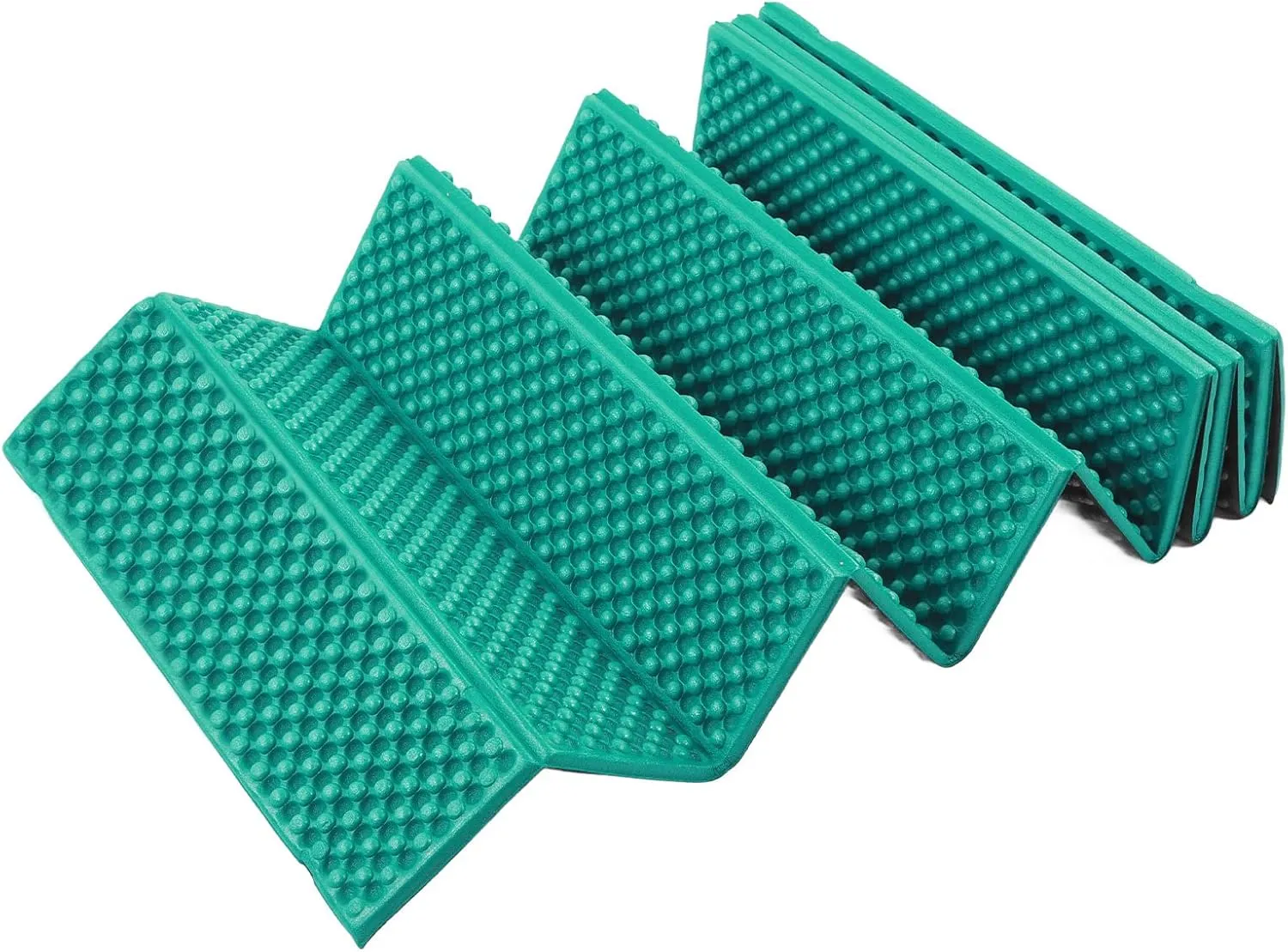 Foldable Sleeping Pad, Good Elasticity Egg Crate Foam Pad Black Bottom 2cm Thick Double Egg Feeder for Outdoor Picnics