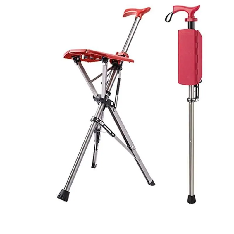 Foldable Walking Chair - Portable Mobility Aid for Seniors
