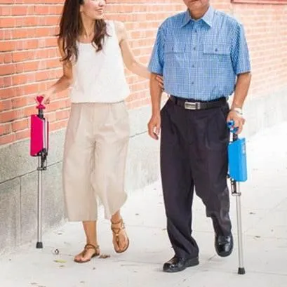 Foldable Walking Chair - Portable Mobility Aid for Seniors