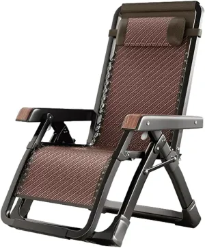 Foldable Zero Gravity Recliner Chair with Adjustable Tilt, Ergonomic Lounge for Beach, Camping, Lawn, Poolside, Supports 200kg