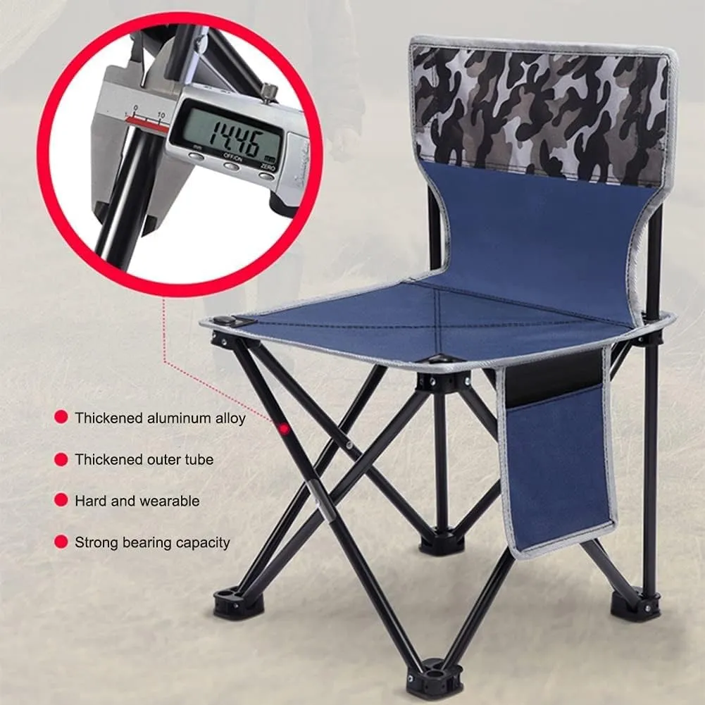 Folding Camping Outdoor Portable Camping Chair Oxford Cloth Folding Aluminum Alloy Camping Chairs for Fishing Beach Ultralight Chair Chairs Foldable(B,58x36x36cm)