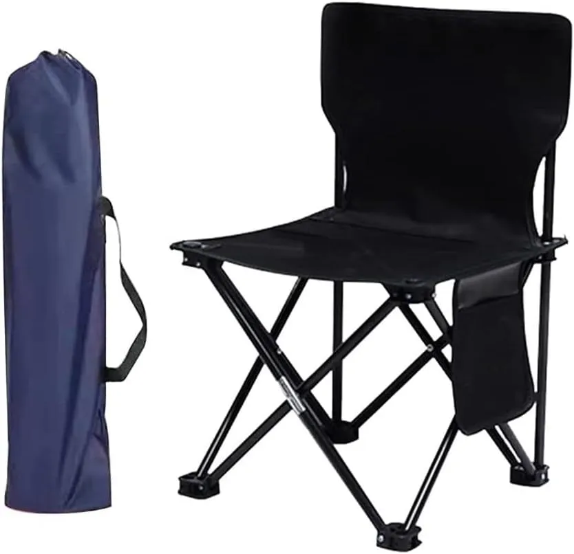 Folding Camping Outdoor Portable Camping Chair Oxford Cloth Folding Aluminum Alloy Camping Chairs for Fishing Beach Ultralight Chair Chairs Foldable(B,58x36x36cm)