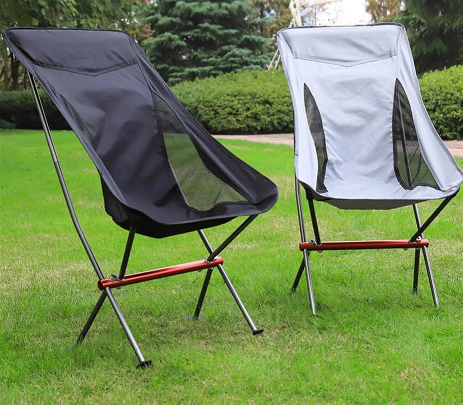 Folding Camping Ultralight Foldable Camping Chair,Picnic Backrest Seat Folding Aluminum Alloy Stool Chairs Foldable(C)