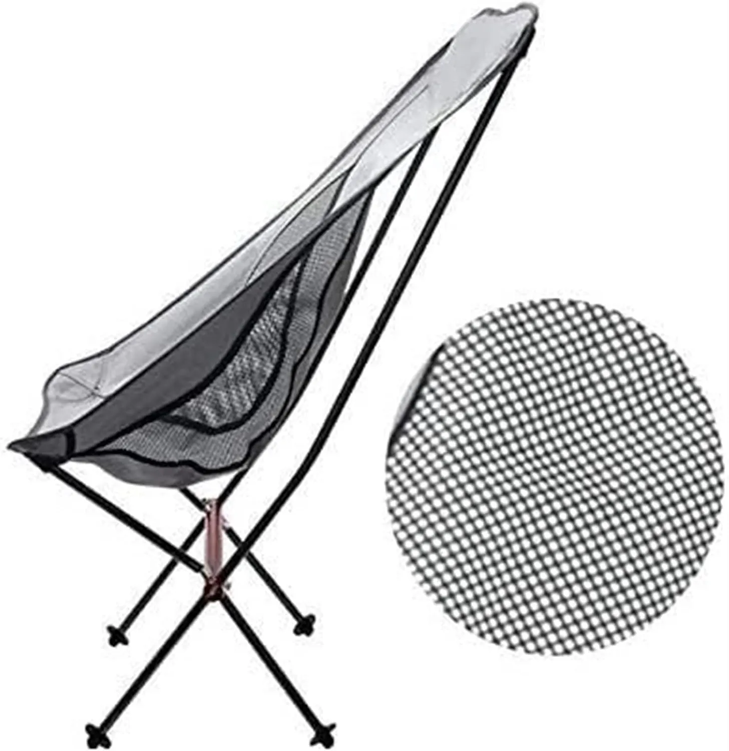 Folding Camping Ultralight Foldable Camping Chair,Picnic Backrest Seat Folding Aluminum Alloy Stool Chairs Foldable(C)