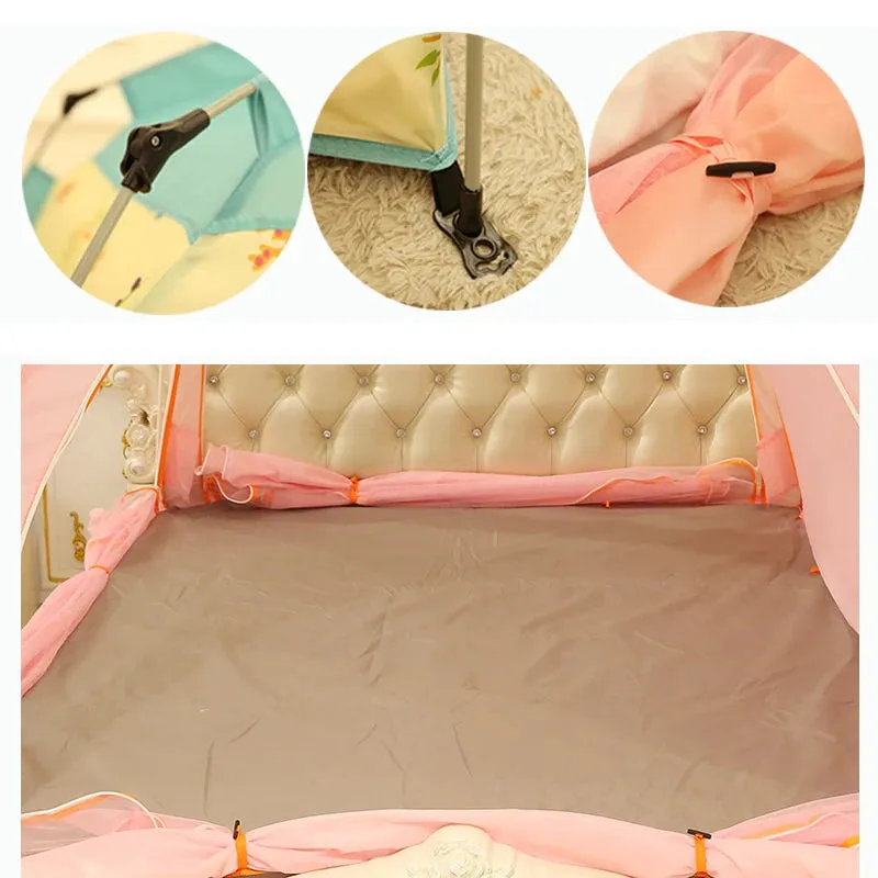 Fully Automatic Indoor Adult Children's Bed Tent Keep Warm Windproof and Cold Proof Dormitory Single Double Persons Winter침대 텐트