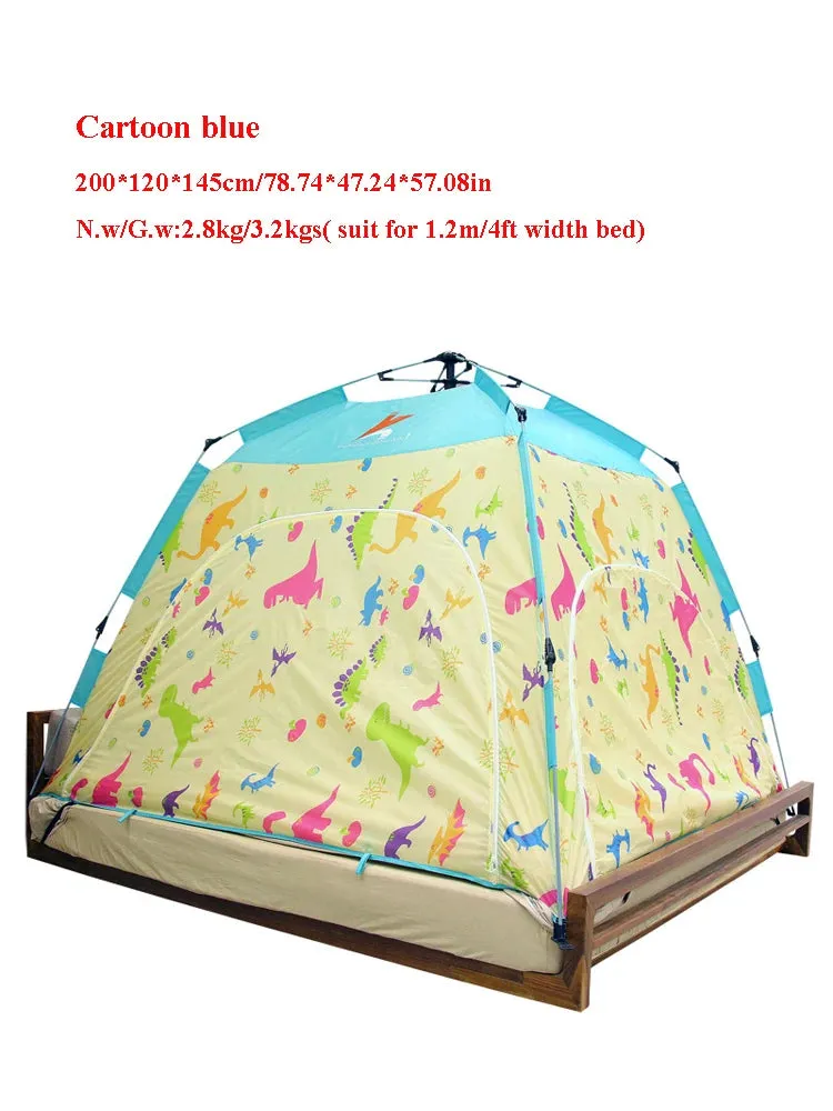 Fully Automatic Indoor Adult Children's Bed Tent Keep Warm Windproof and Cold Proof Dormitory Single Double Persons Winter침대 텐트