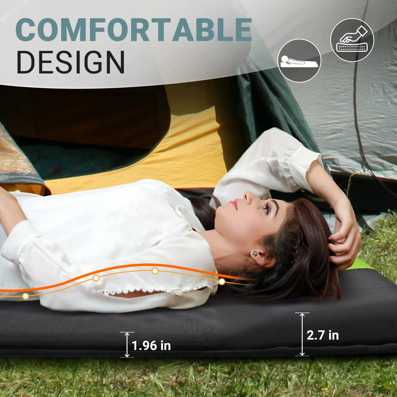 FUNDANGO PLOVER Double Self-inflatable Pad