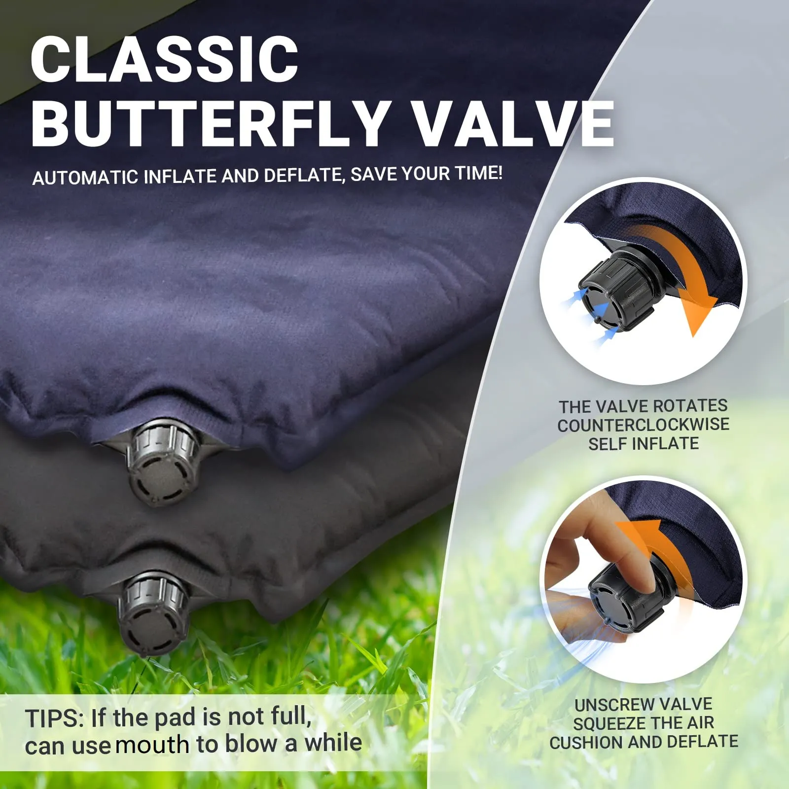 FUNDANGO PLOVER Double Self-inflatable Pad