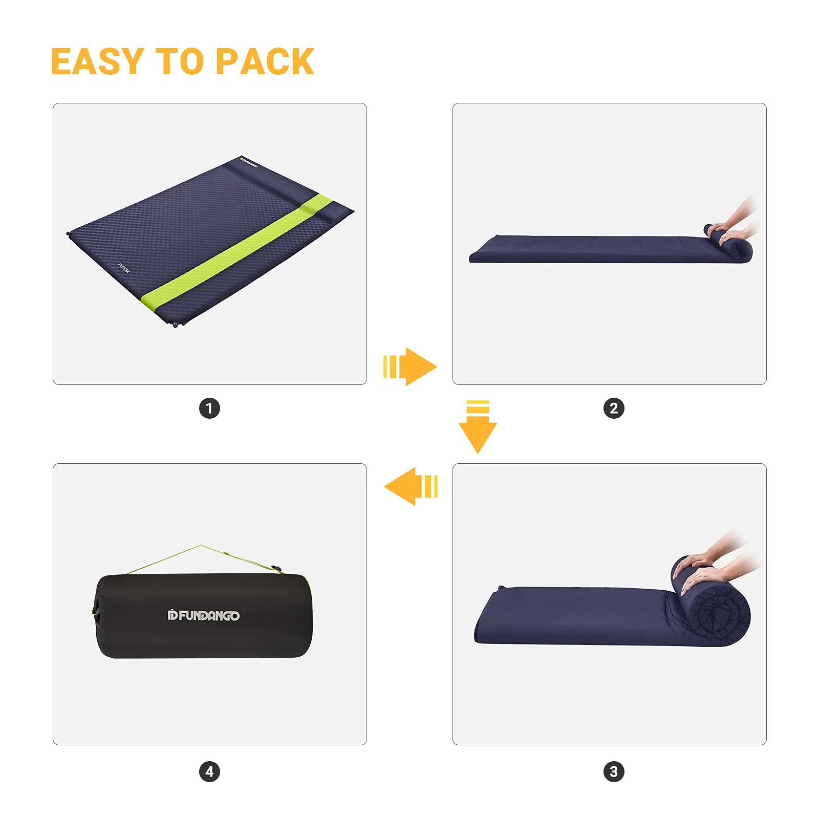 FUNDANGO PLOVER Double Self-inflatable Pad