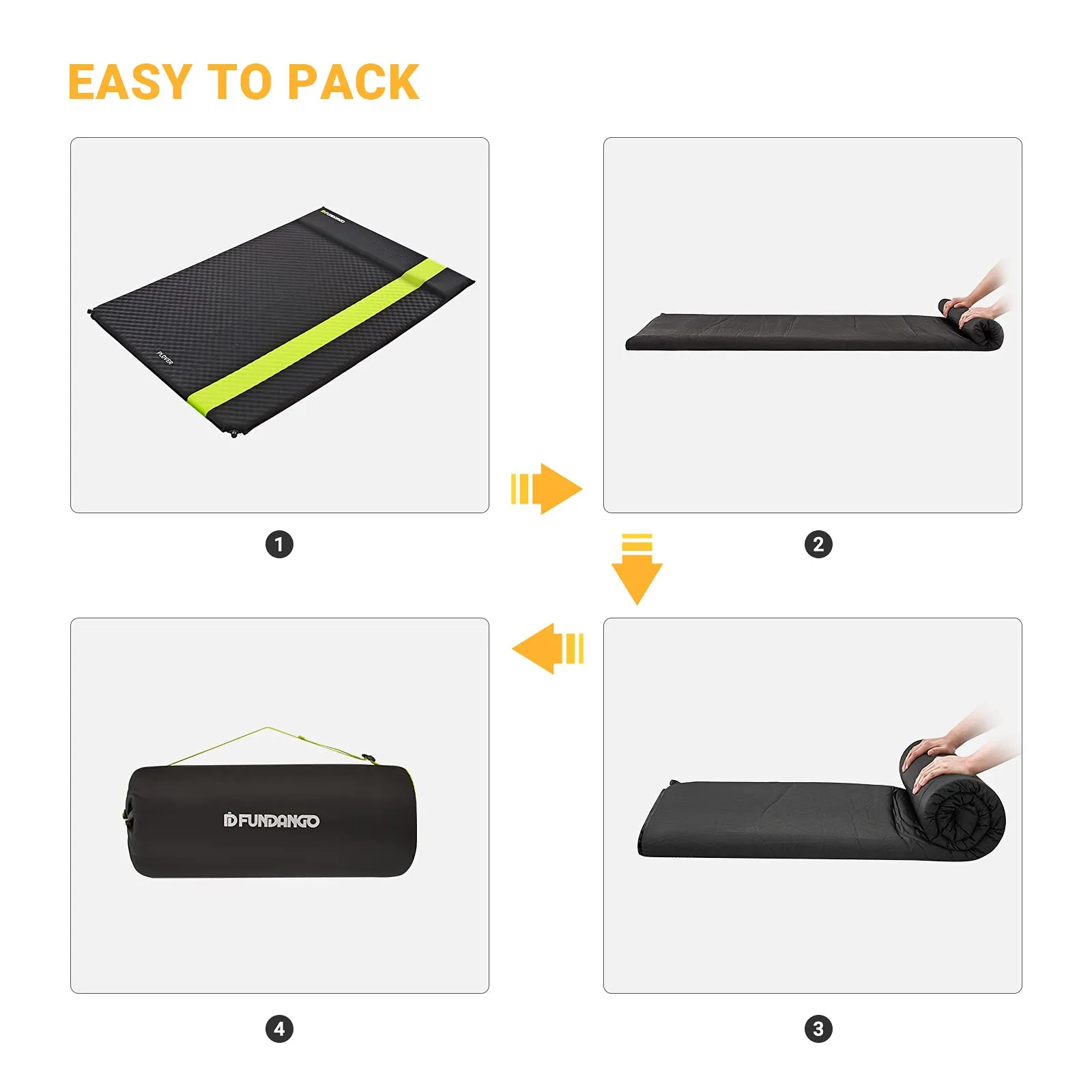 FUNDANGO PLOVER Double Self-inflatable Pad