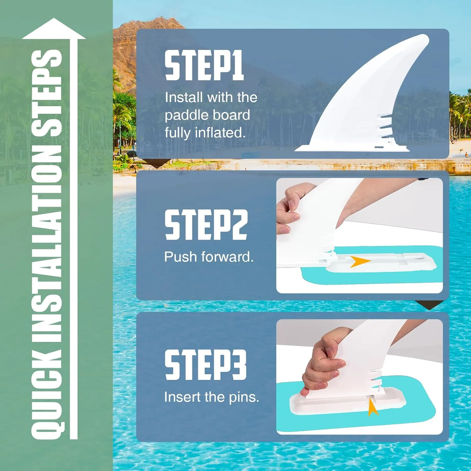 FunWater Inflatable Stand Up Paddle Board with Premium SUP Paddleboard Accessories, Wide Stable Anti-Slip EVA Deck, 11'/10'6" Paddle Boards for Adults & Youth of All Skill Levels