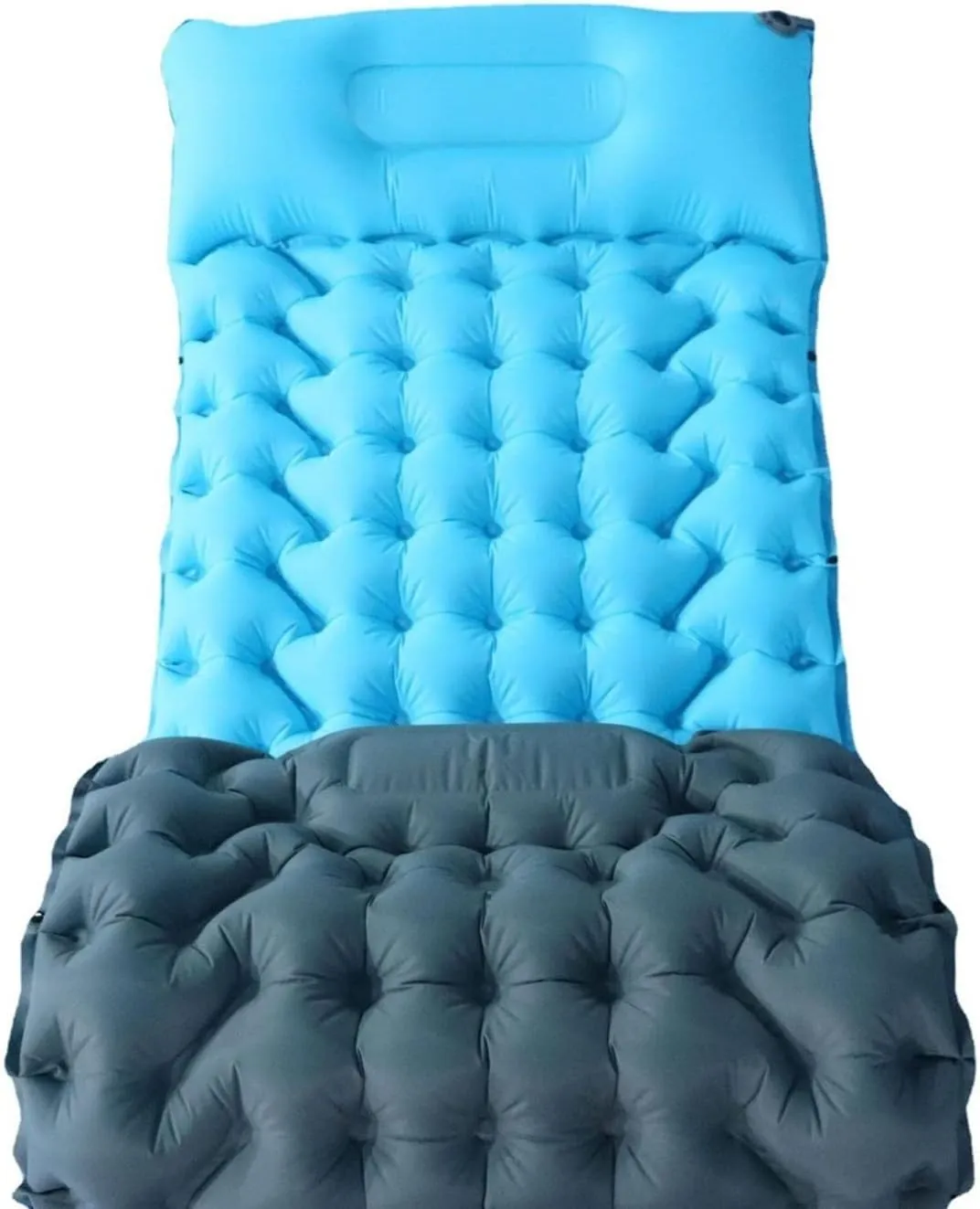 GaRcan Fashion Camping Sleeping Mat Inflatable Air Cushion Outdoor Cushion Furniture Bed Ultra Light Cushion Cushion (Greyandorange 198 68 9cm)