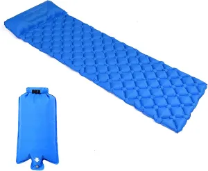 GaRcan Inflatable Sleeping Mattress Camping Sleeping Pad Inflatable Air Mattresses Outdoor Mat Furniture Bed Ultralight Cushion Pillow Hiking Trekking, Camping Sleeping Mat
