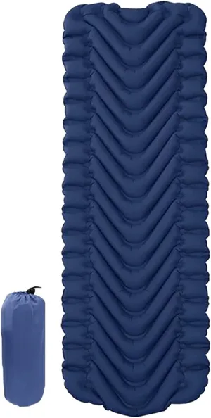GaRcan Inflatable Sleeping Mattress Camping Sleeping Pad Inflatable Air Mattresses Outdoor Tent Mat Furniture Bed Ultralight Cushion Pillow