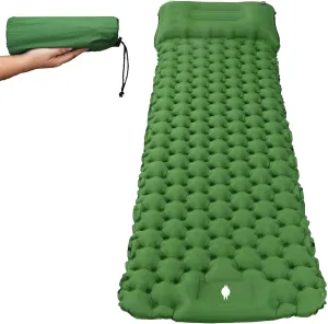 GaRcan Inflatable Sleeping Mattress Self Inflating Camping Mat, Inflatable Sleeping Mat Ultralight Sleeping Pad, Inflatable Sleeping Mat with Pillow, Waterproof and Moisture-Proof Roll Ma