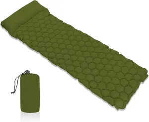 GaRcan Inflatable Sleeping Mattress Sleeping Pad Camping Mat with Pillow Air Mattress Picnic Inflatable Cushion Sleeping Mat Fast Filling Beautiful Scenery