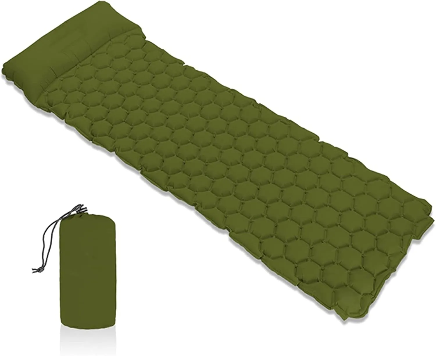 GaRcan Inflatable Sleeping Mattress Sleeping Pad Camping Mat with Pillow Air Mattress Picnic Inflatable Cushion Sleeping Mat Fast Filling Beautiful Scenery