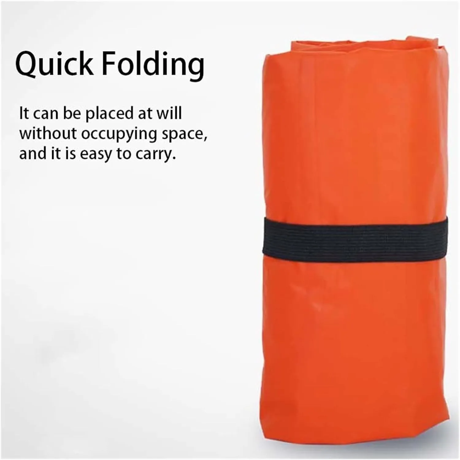 GaRcan Outdoor Camping Inflatable Sleeping Pad TPU Ultra-Light Press Air Moisture-Proof Pad Inflatable Mattress with Pillow (Blue 190x60cm)