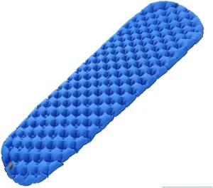 GaRcan Outdoor Inflatable Sleeping Mat TPU Camping Ultra Light Diamond Portable Mat (Blue One Seat)