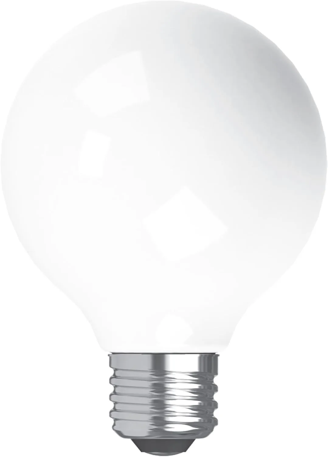 GE Relax LED Light Bulbs, 60 Watt, Soft White, G25 Globe Bulbs, Frosted, Medium Base (3 Pack)