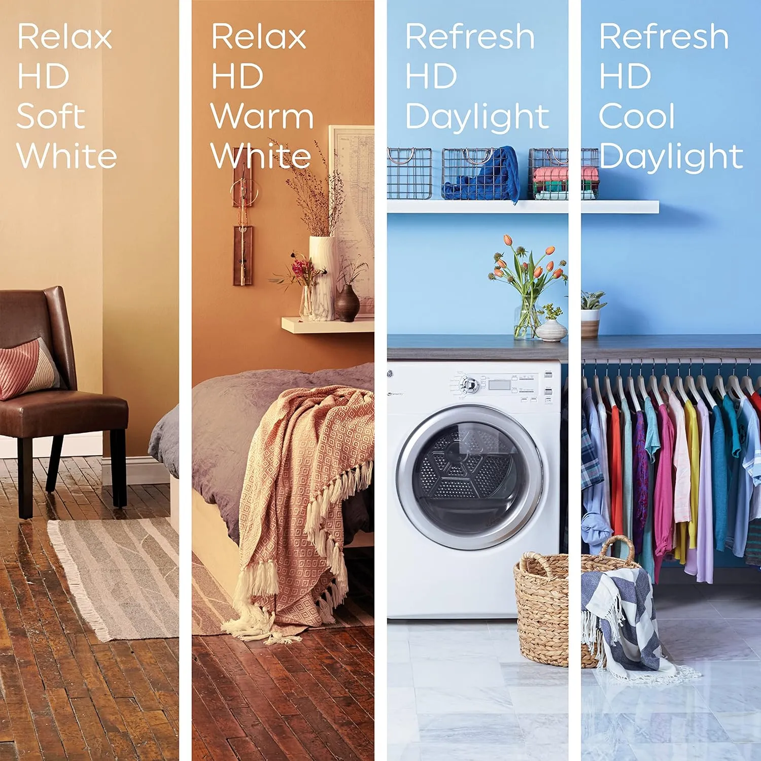 GE Relax LED Light Bulbs, 60 Watt, Soft White, G25 Globe Bulbs, Frosted, Medium Base (3 Pack)