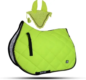 General Saddle Pads with Matching Fly Veil Set (Ship from USA)
