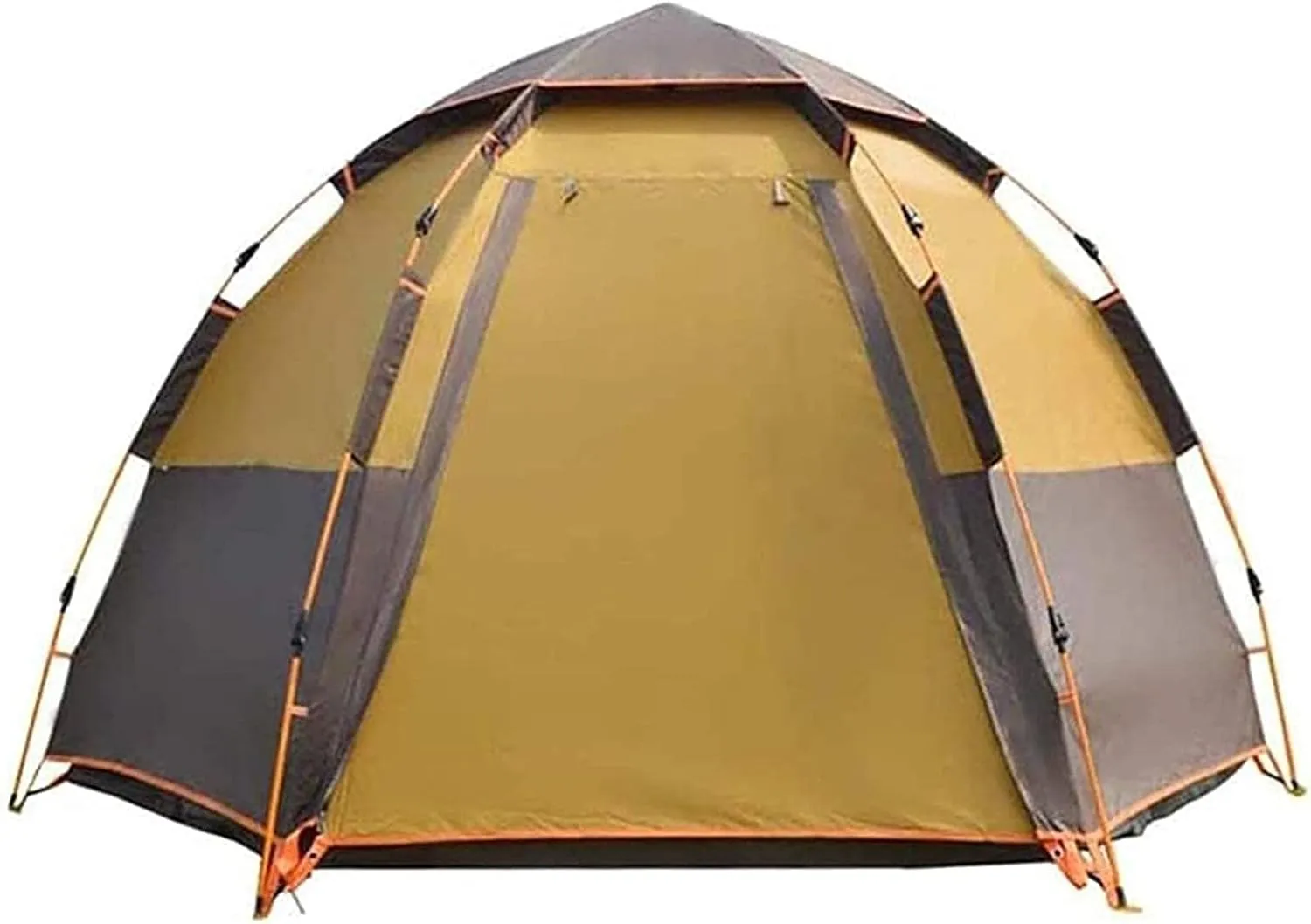 GeRRiT Tent,Camping pop-upSetting Hydraulic Thickened Rainproof Suitable for 5-8 People Camping Travel Color:Yellow