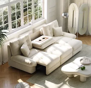 GIRBAUD Scratch Resistant Electric Sofa Bed