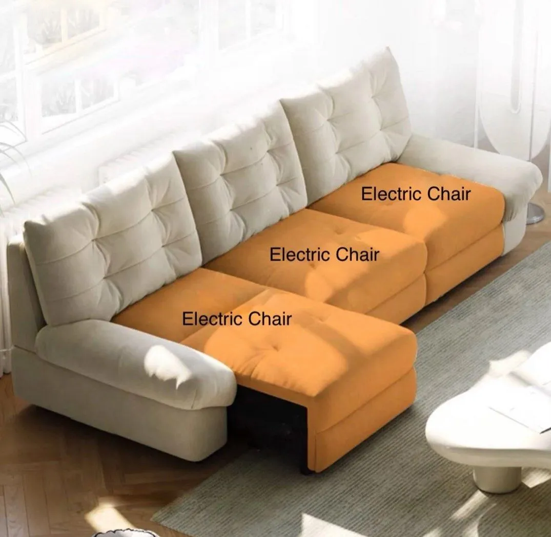 GIRBAUD Scratch Resistant Electric Sofa Bed