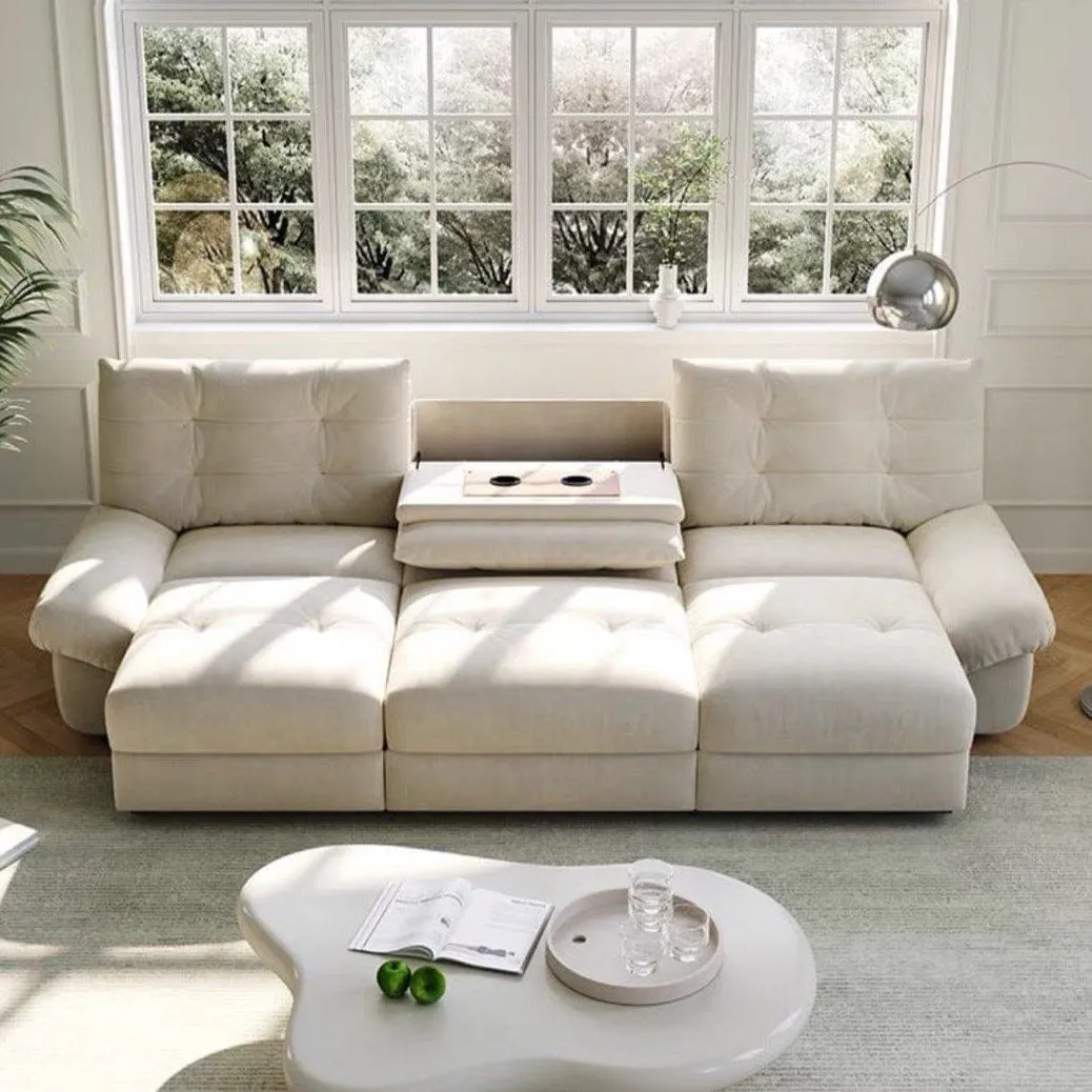 GIRBAUD Scratch Resistant Electric Sofa Bed