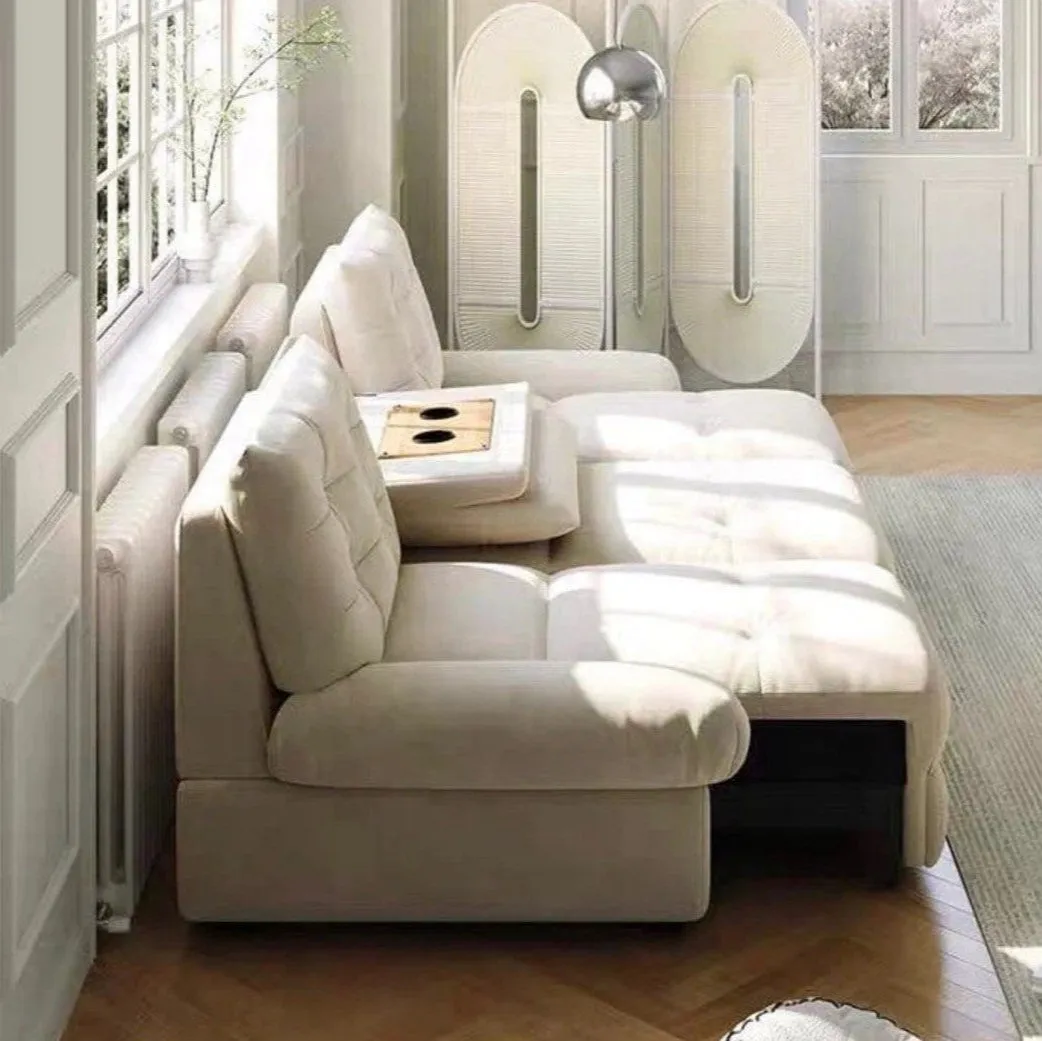 GIRBAUD Scratch Resistant Electric Sofa Bed