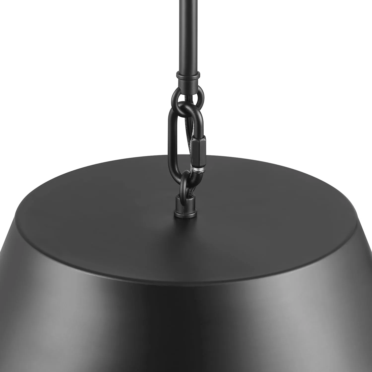 Globe Electric 67000198 1-Light Pendant Lighting, Matte Black, Adjustable Hanging Height Rods, Home Improvement, Kitchen, Dimmable