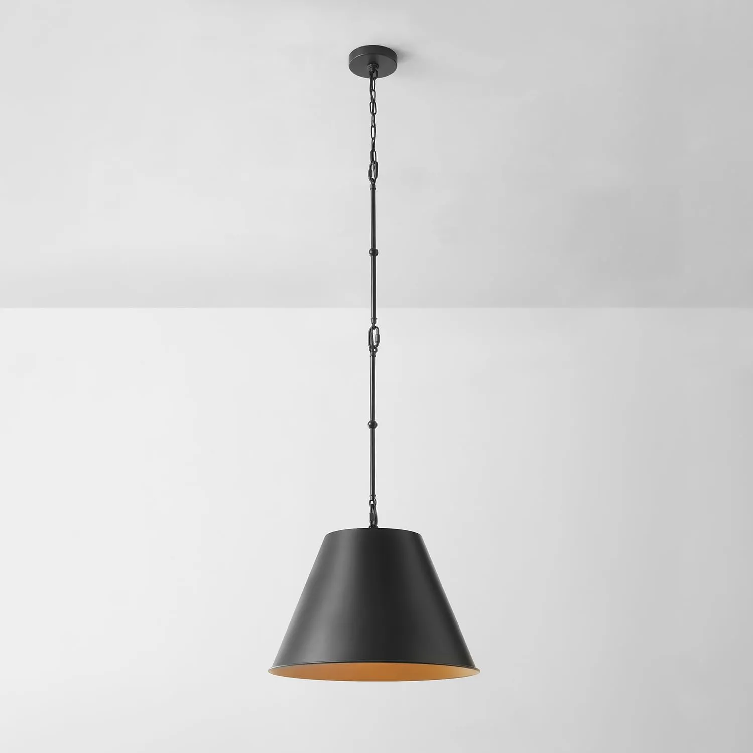 Globe Electric 67000198 1-Light Pendant Lighting, Matte Black, Adjustable Hanging Height Rods, Home Improvement, Kitchen, Dimmable