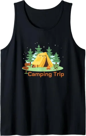 Go Outside Adventure Nature Hiking Camping Climbing Summer Tank Top