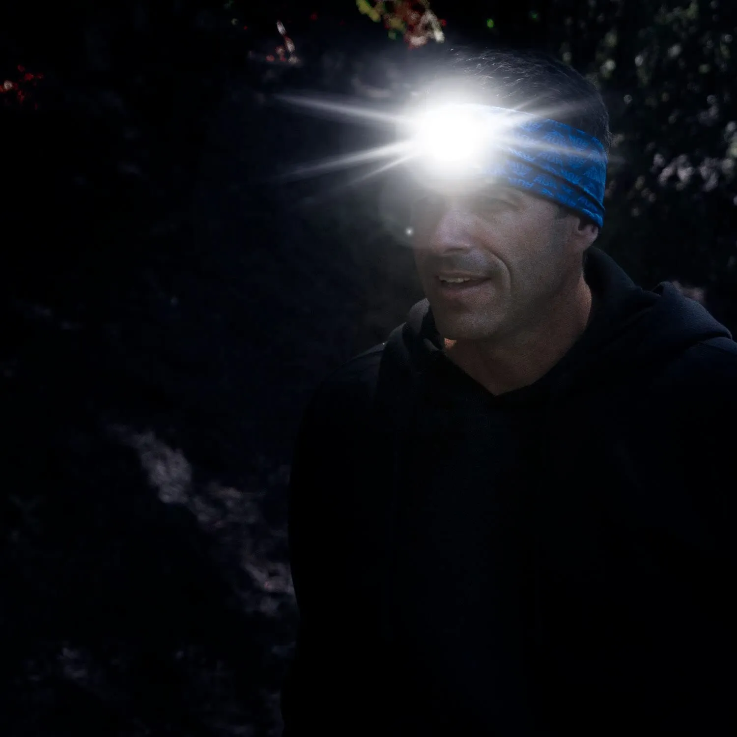 Gone For a Run Running LED Performance Fleece-Lined Reversible Headband | 3 Light Modes