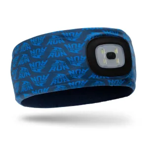 Gone For a Run Running LED Performance Fleece-Lined Reversible Headband | 3 Light Modes