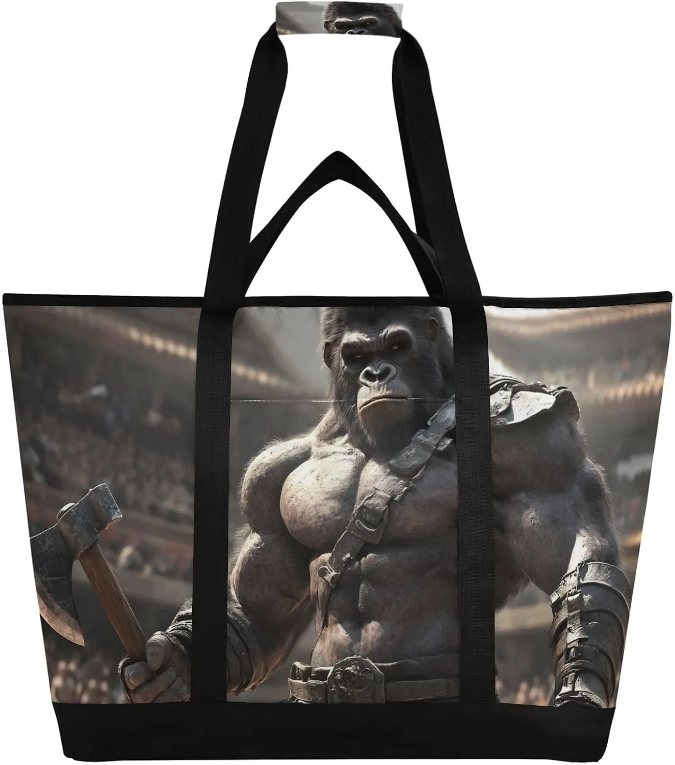 Gorilla Axe Warrior Large Insulated Cooler Bag, Collapsible Soft Cooler Makes a Perfect Insulated Grocery Bag, Food Delivery Bag, Travel Insulated Bag or Beach Cooler Bags