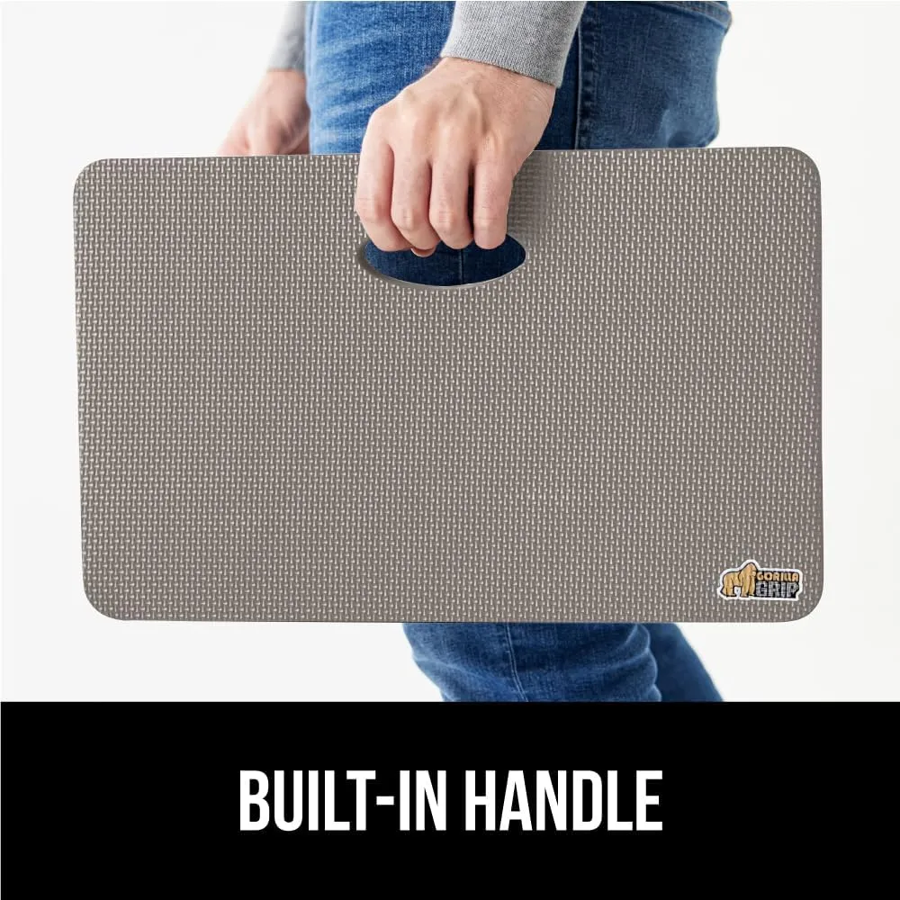 GORILLA GRIP Extra Thick Patent Pending Garden Kneeling Pad, Supportive Soft Foam Knee Cushioning for Gardening, Water Resistant Construction, Bathing Baby, Workout Supplies, Lightweight