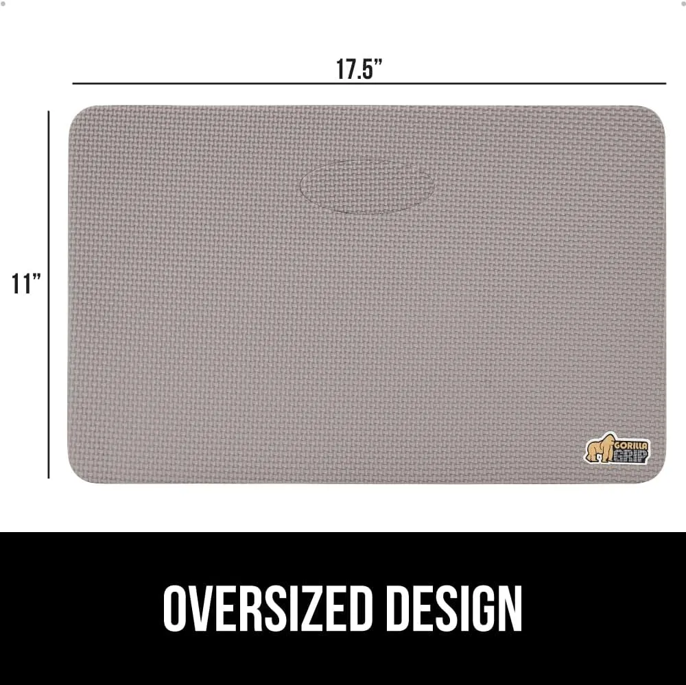 GORILLA GRIP Extra Thick Patent Pending Garden Kneeling Pad, Supportive Soft Foam Knee Cushioning for Gardening, Water Resistant Construction, Bathing Baby, Workout Supplies, Lightweight