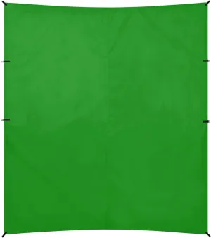 Green Solid Color Pure Plain Foldable Beach Canopy UPF50  Protection Lightweight Sun Shade with Sand Shovel, Sandbags for Camping Trips, Fishing, Backyard Fun or Picnics